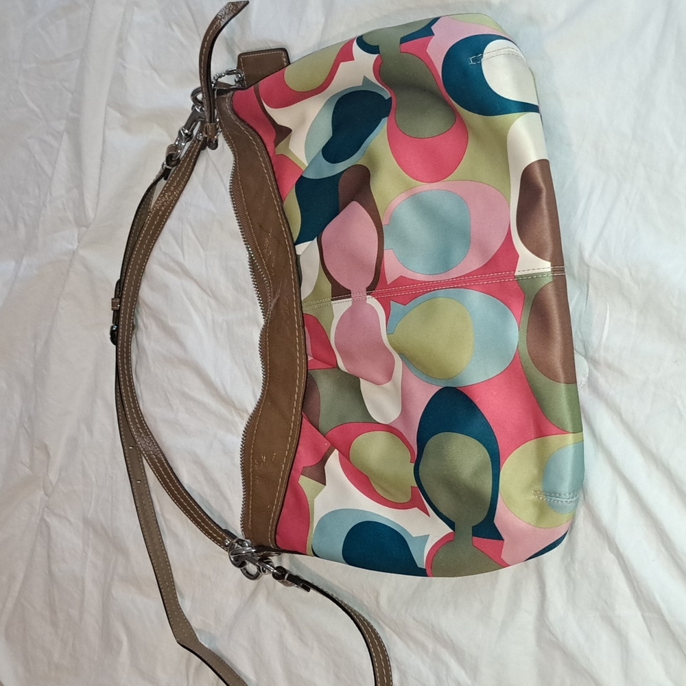 Coach Satin Spring C Crossbody Bag